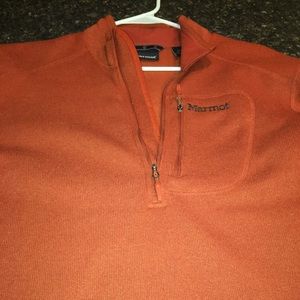Men’s Burnt Orange Marmot 1/4 ZIP